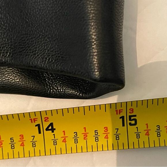 Marc New York Black Vegan Leather Pleated Academia Event Skirt NWT Size S - Picture 11 of 12